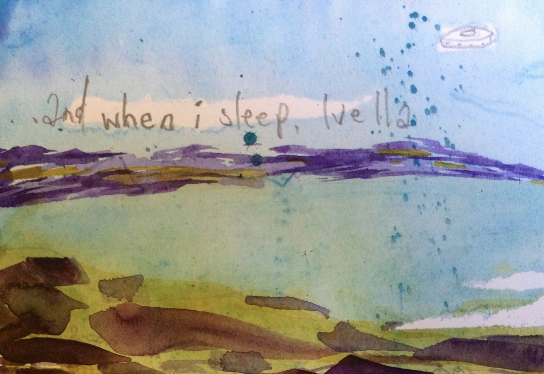 When I Sleep (postcard 2/3) 2013