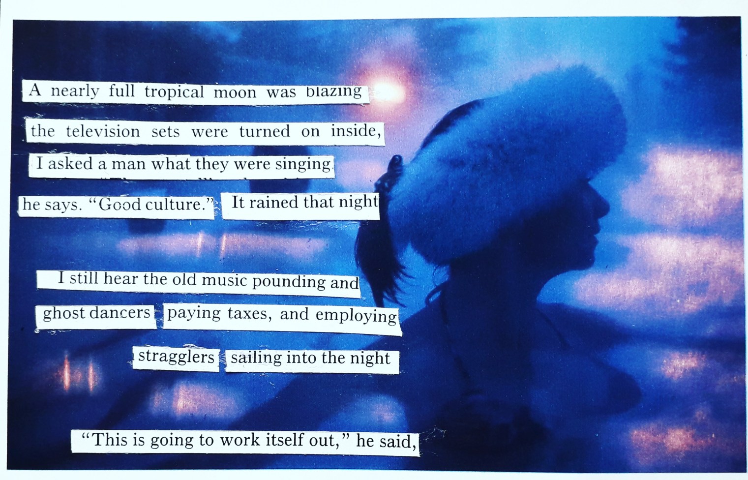 It rained that night